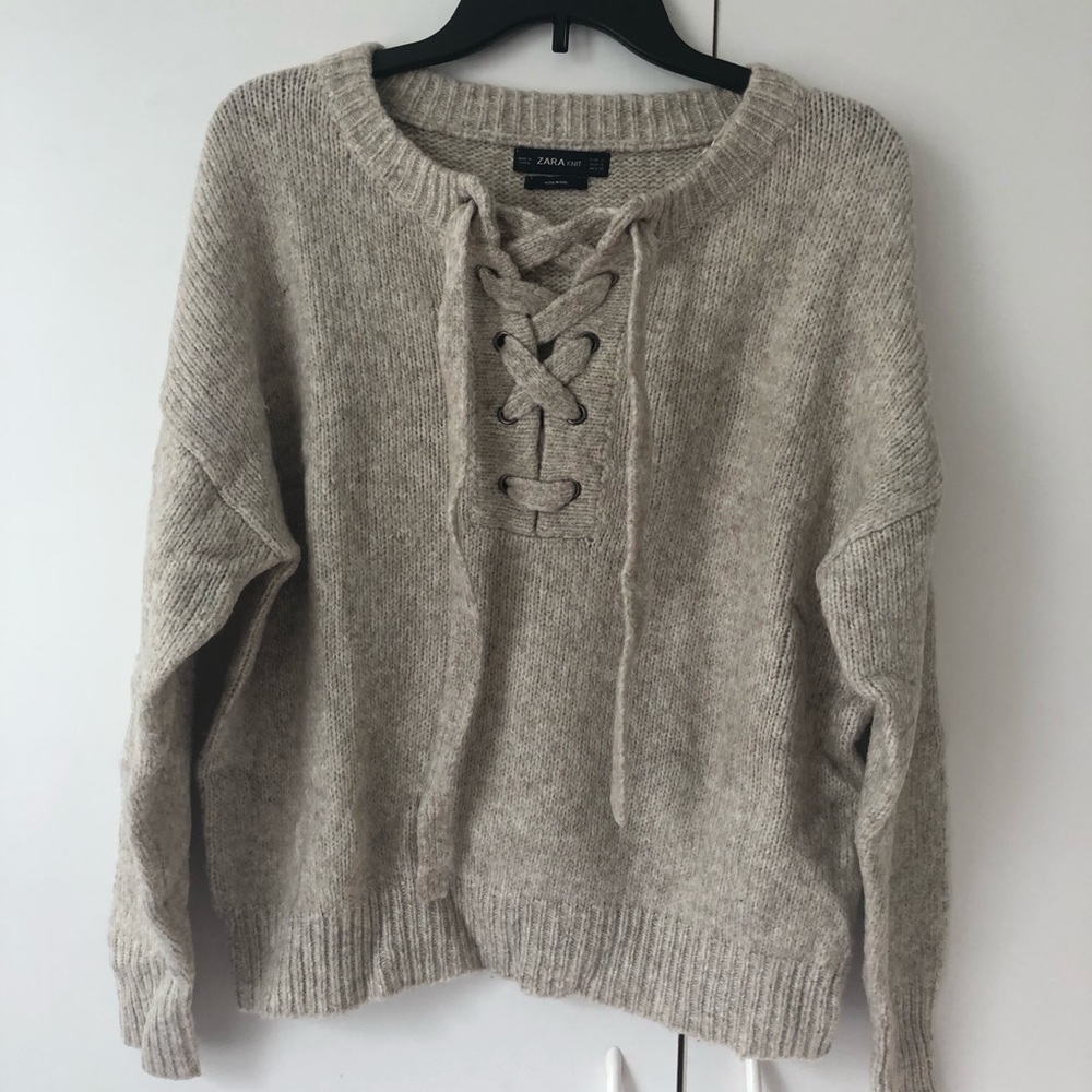 Zara wool knit sweater